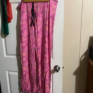 pink pj pants
